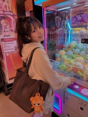 Colorful Arcade Candid Portrait preview