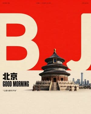 Minimalist Urban Morning Poster preview