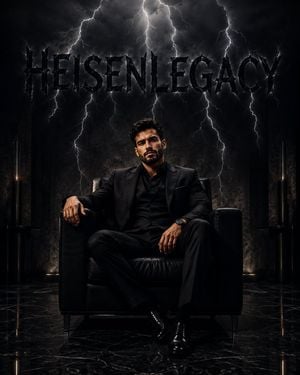 Cinematic Luxury Portrait with Typography preview