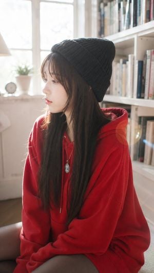 Cozy Library Portrait preview
