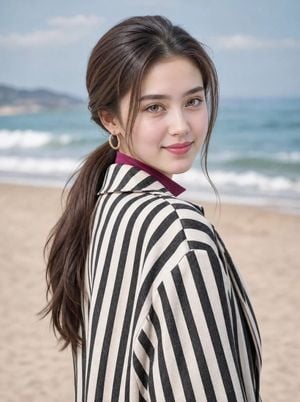 Editorial Portrait on the Beach preview