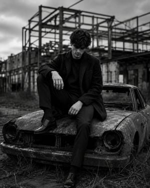 Cinematic Urban Decay Fashion Portrait preview