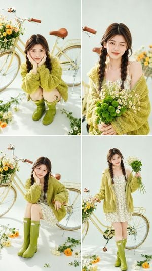 Spring Editorial Fashion Collage preview