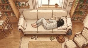 Cozy Anime Reading Room Nap preview