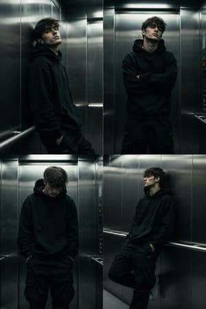 Cinematic Urban Elevator Portrait preview