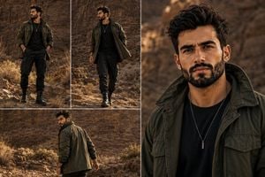 Rugged Desert Fashion Collage preview