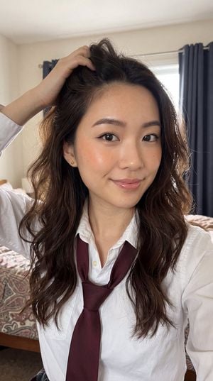 East Asian Woman Selfie Portrait preview