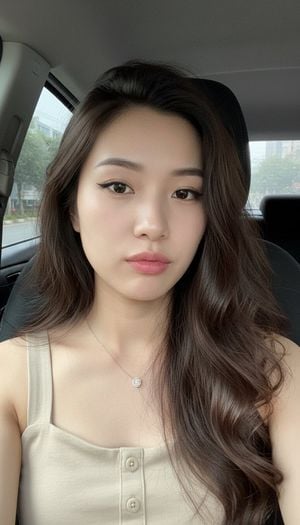 Realistic Car Interior Selfie preview