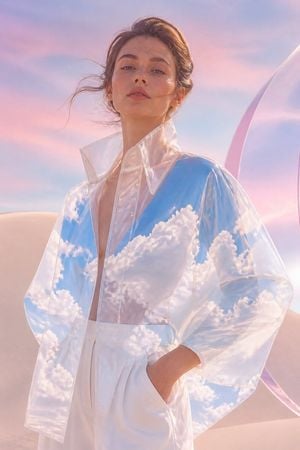 Transparent Sky Jacket Fashion preview