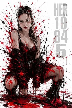 Gothic Urban Ink Illustration preview