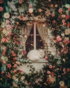 Ethereal Window Cat Photography preview