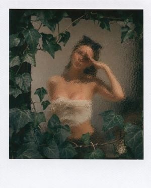 Textured Glass Polaroid Portrait preview