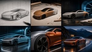 Automotive Commercial Storyboard Sheet preview