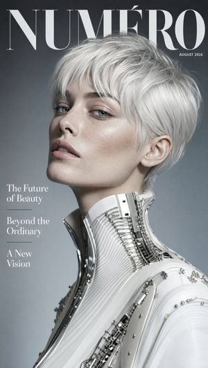 Futuristic Numero Magazine Cover preview