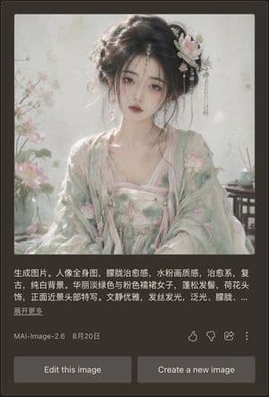 Dark Mode AI Portrait Result Card preview