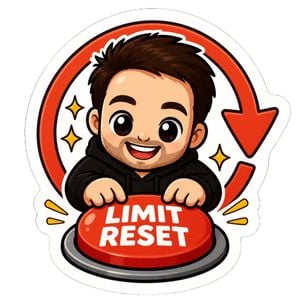 Limit Reset Chibi Sticker preview