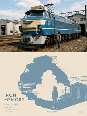 Vintage JNR Locomotive Memory Poster preview