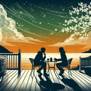 Romantic Seaside Terrace Album Cover preview