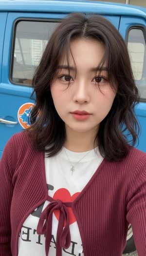 East Asian Woman Realistic Selfie preview