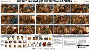 Storyboard Image Sheet for Animated Films preview