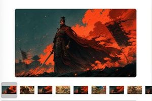 Chinese Guochao Warrior Portrait preview