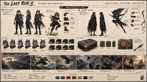 Cinematic Action Adventure Storyboard preview