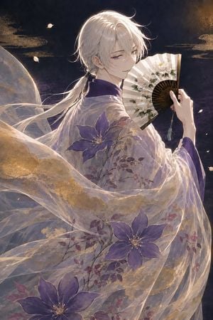 Moonlit Floral Kimono Nobleman preview