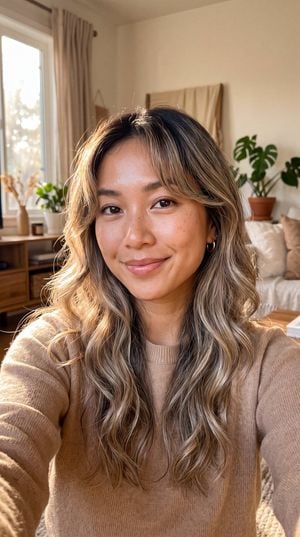 Balayage Hair Golden Hour Portrait preview