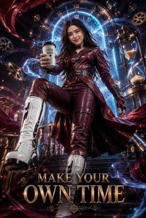 Cinematic Futuristic Time Traveler Poster preview