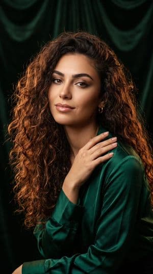 Professional Studio Portrait Emerald Theme preview