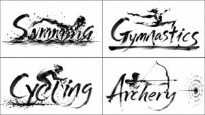 Calligraphic Sports Grid System preview