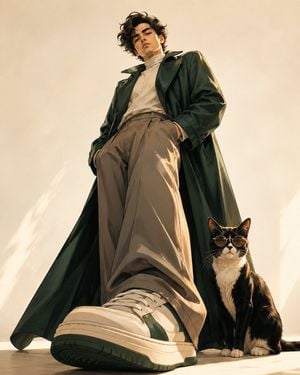 Anime Fashion Editorial with Cat preview
