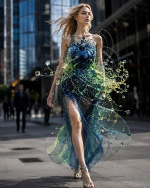 Futuristic Ikebana Couture Dress preview