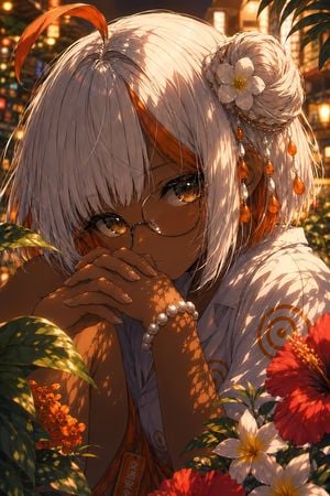 Vermilion Summer Garden Anime Portrait preview