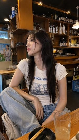 Realistic Smartphone Cafe Portrait preview