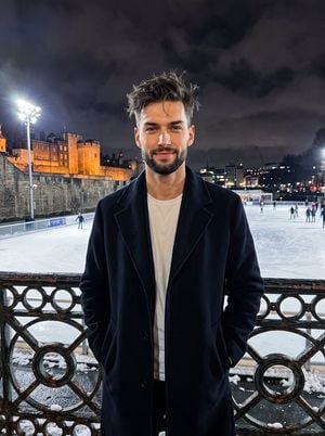 Male Winter Portrait at Ice Rink preview
