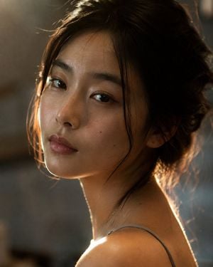 Warm Backlit Cinematic Portrait preview