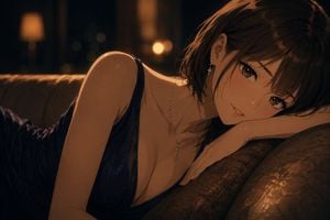 Cinematic Anime Lounge Portrait preview