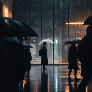 Cinematic Rainy City Street Photography preview