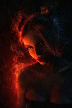 Chiaroscuro Conceptual Portrait Painting preview