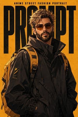 Anime Street Fashion Poster preview