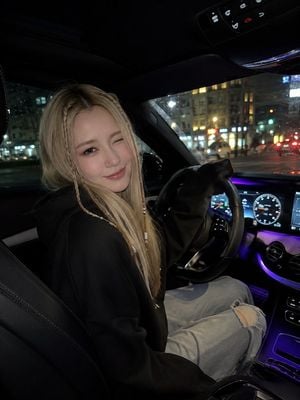Night Time Car Selfie preview