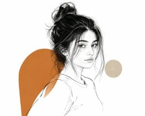 Elegant Minimalist Editorial Illustration preview