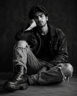 Monochrome Editorial Male Portrait preview