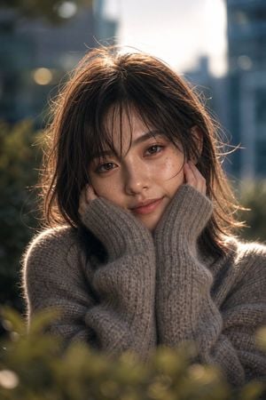 Winter Golden Hour Portrait preview