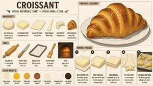 Croissant Ghibli Reference Sheet preview