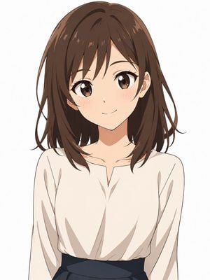 Soft Anime Girl Portrait preview