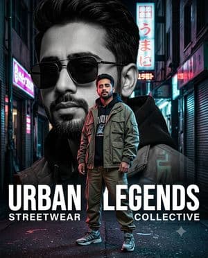 Cinematic Streetwear Fashion Poster preview