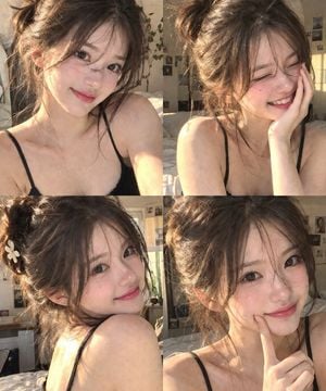 Korean Woman Portrait Collage preview