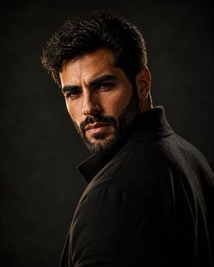 Ultra-Realistic Wavy Hair Male Portrait preview